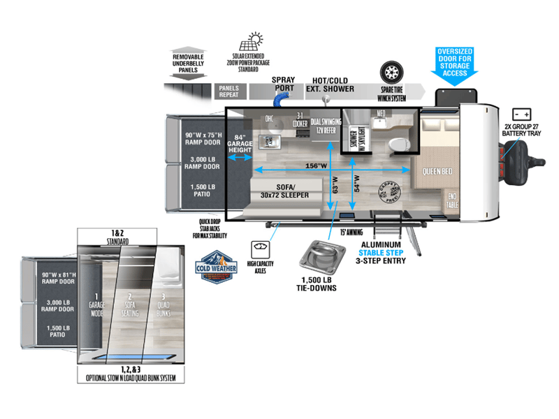 2023 Forest River 2023 Forest River Salem FSX - thumbnail 2