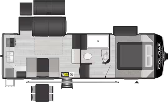 2023 Keystone RV 2023 Keystone RV Cougar Half-Ton - thumbnail 2