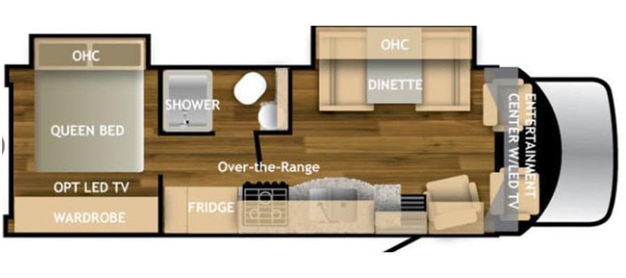 2023 Nexus RV Viper 27V floorplan