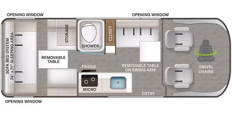2023 Thor Motor Coach 2023 Thor Motor Coach Dazzle - thumbnail 2