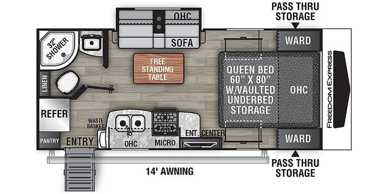 2023 Coachmen 2023 Coachmen Freedom Express Ultra Lite Series - image 1