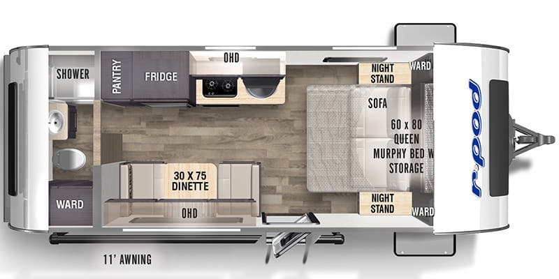 2023 Forest River RV 2023 Forest River RV R-Pod - thumbnail 2