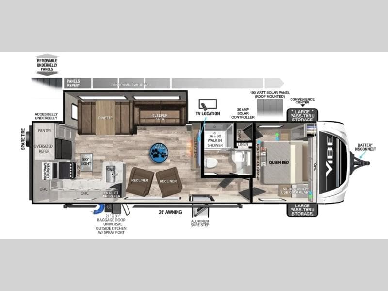 2024 Forest River 2024 Forest River Vibe - thumbnail 2