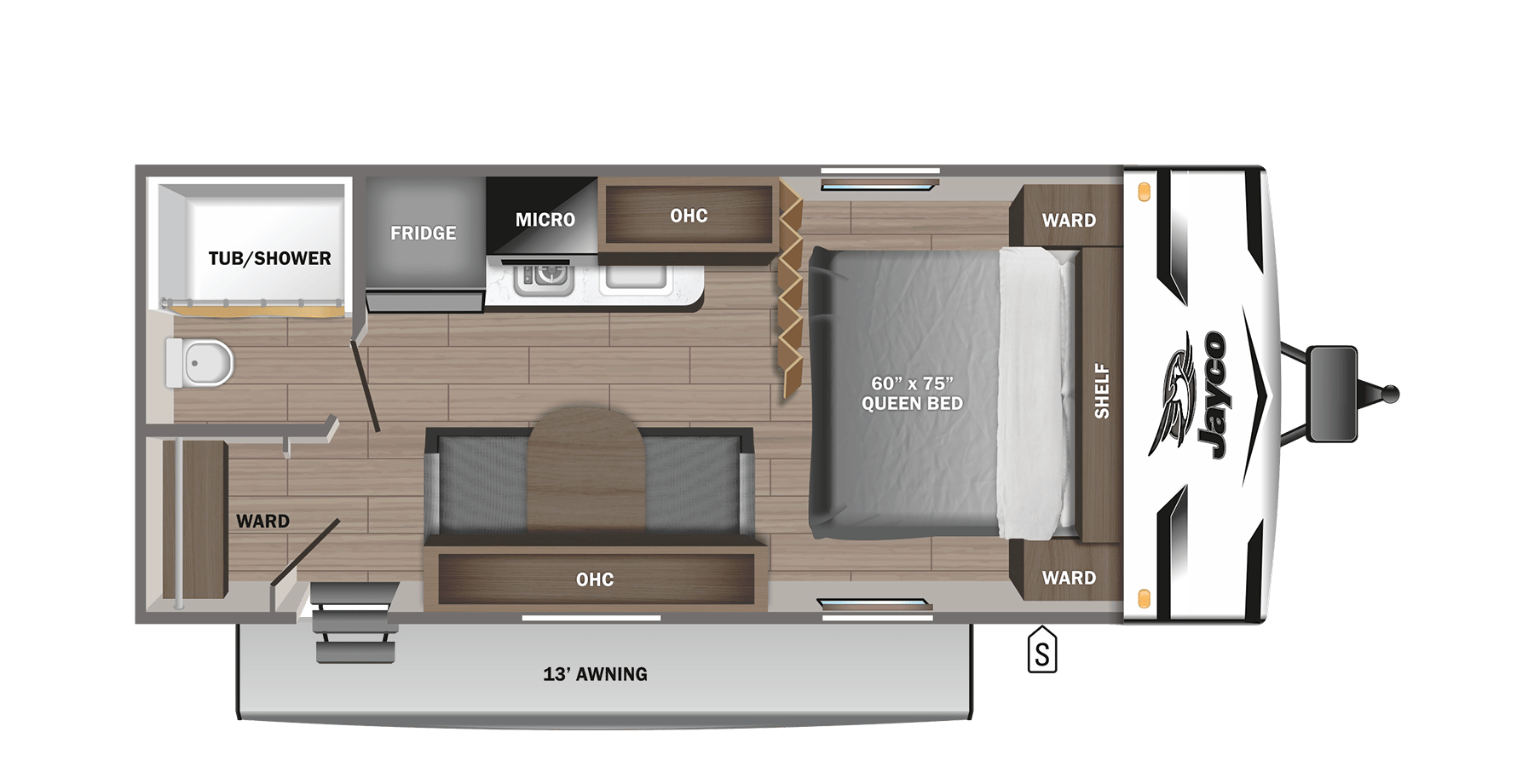 2024 Jayco Jay Flight SLX 195RB floorplan