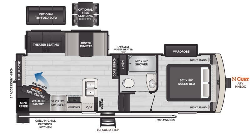 2024 Keystone RV 2024 Keystone RV Arcadia Super Lite - thumbnail 2