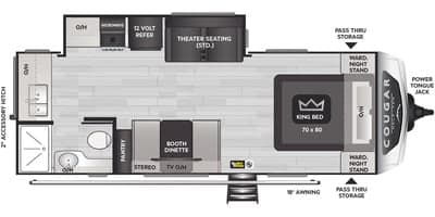 2024 Keystone RV 2024 Keystone RV Cougar Half-Ton - thumbnail 2