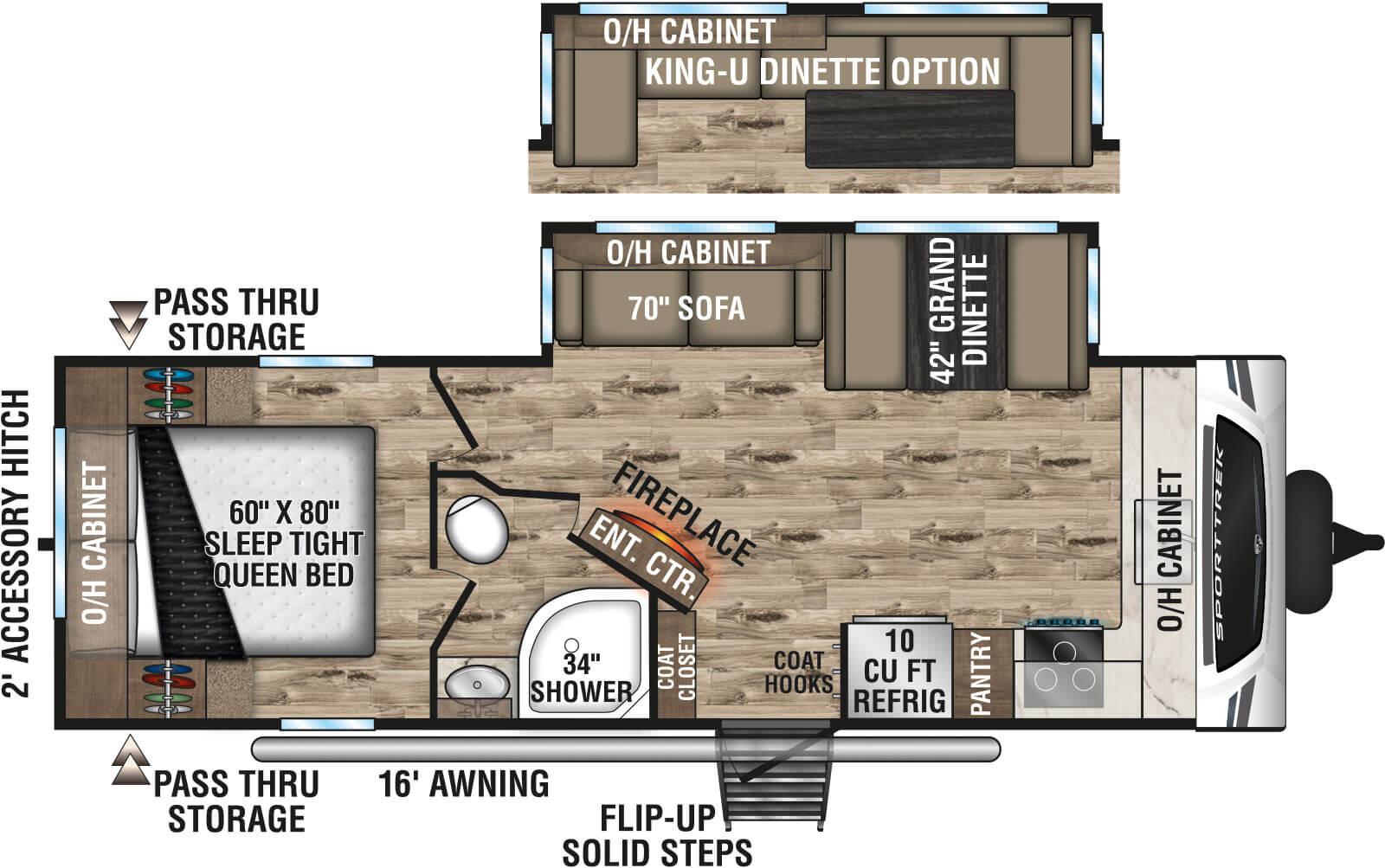 2024 Venture RV SportTrek ST251VFK floorplan