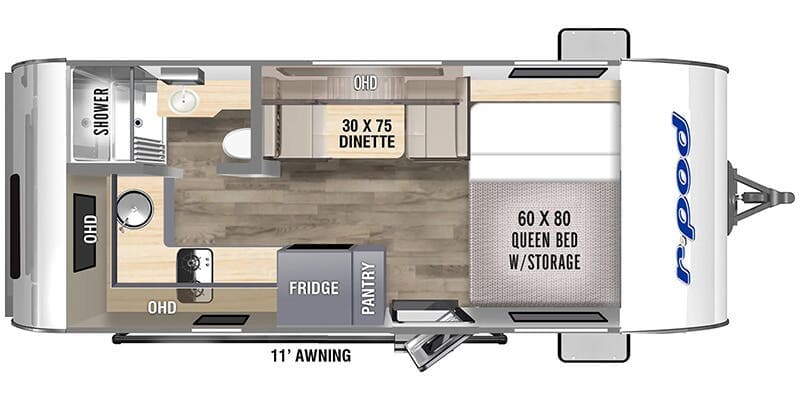 2024 Forest River 2024 Forest River R-Pod - thumbnail 2