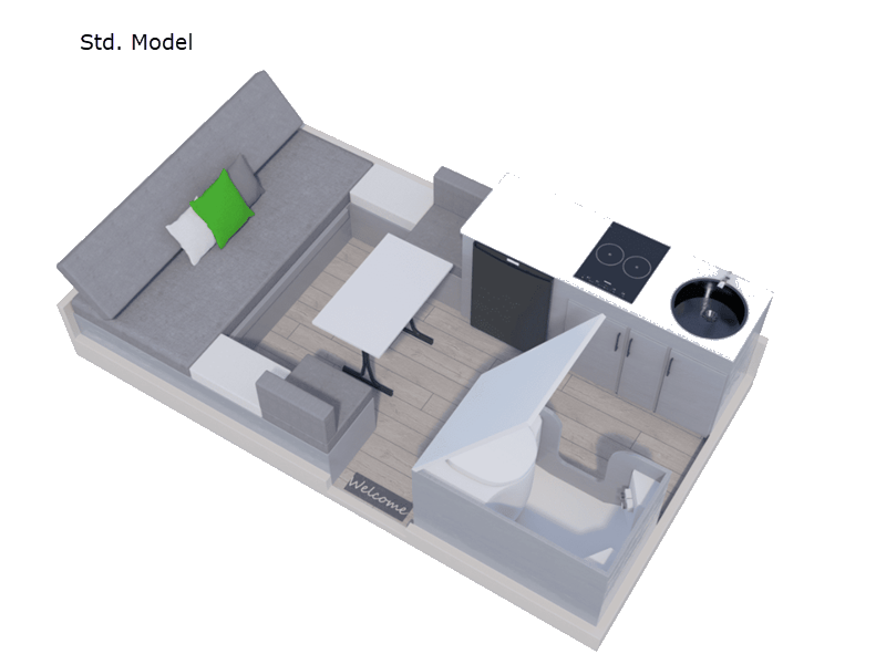 2025 Aliner LXE Base floorplan
