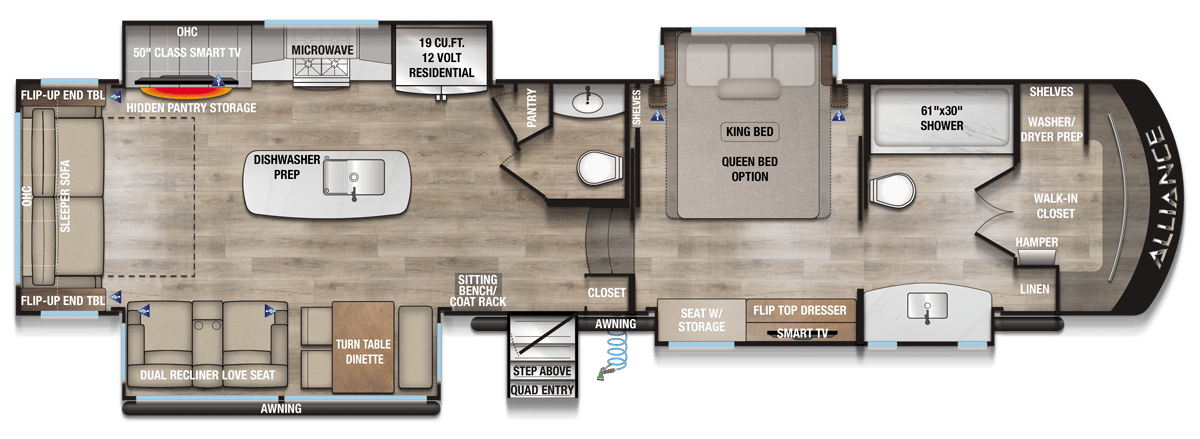2025 Alliance RV 2025 Alliance RV Paradigm - thumbnail 2