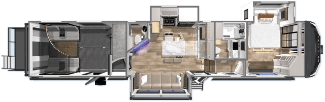 2025 Brinkley RV Model G 4000 floorplan