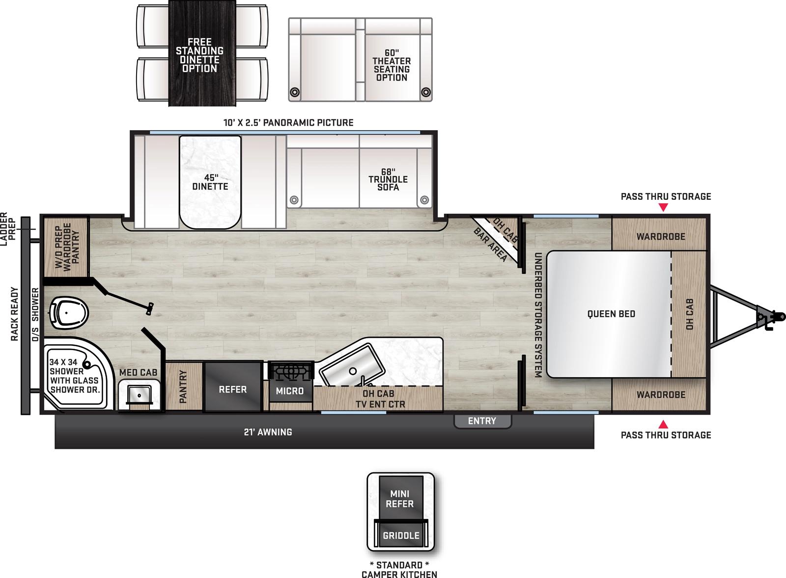 2025 Coachmen Catalina Legacy Edition 243RBS floorplan