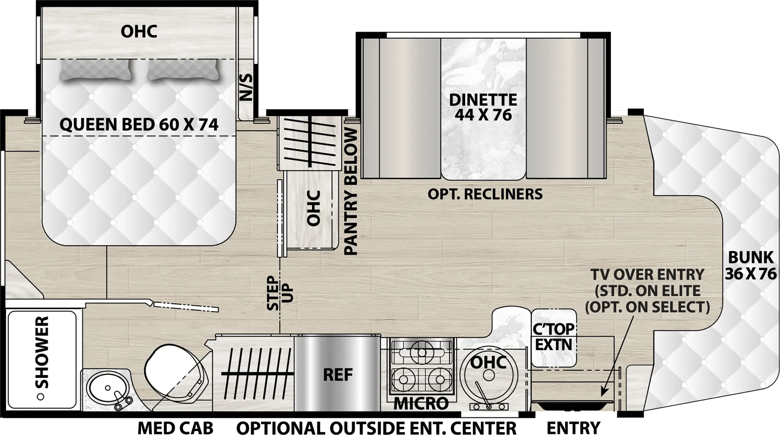 2025 Coachmen Prism Select 24DSS floorplan