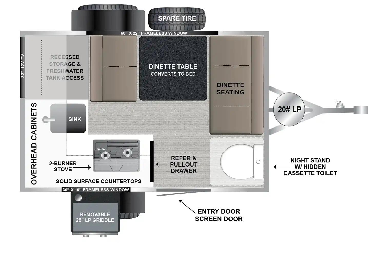 2025 Encore RV 2025 Encore RV Venu Teardrop Trailer - thumbnail 2