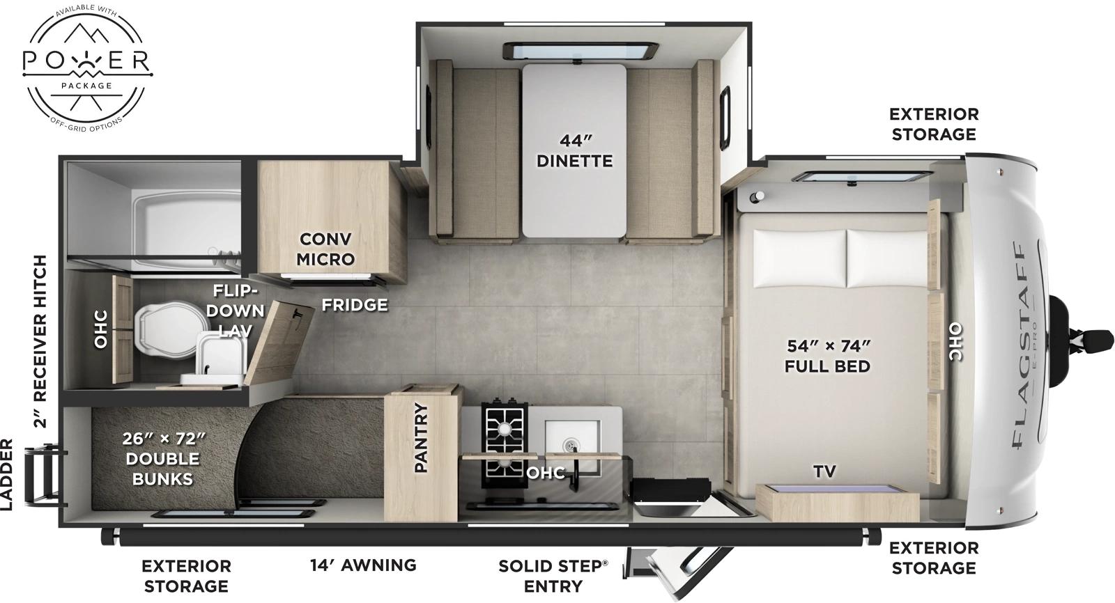 2025 Forest River 2025 Forest River Flagstaff E-Pro - thumbnail 2