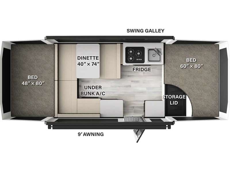 2025 Forest River 2025 Forest River Flagstaff Mac Series Folding - thumbnail 2