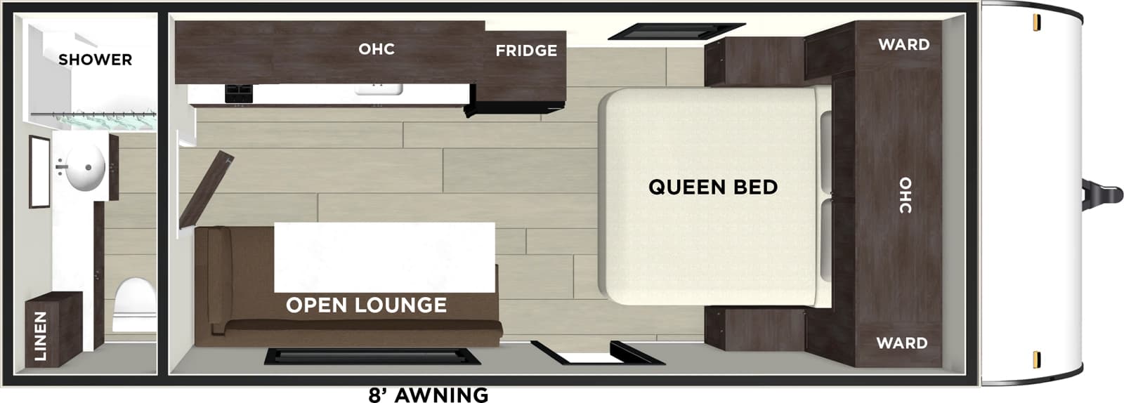 2025 Forest River Salem 164FBLE floorplan
