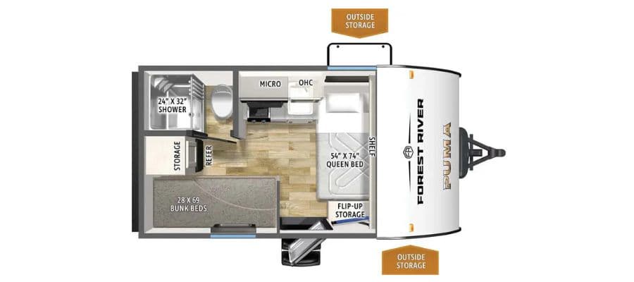 2025 Forest River 2025 Forest River Puma - thumbnail 2