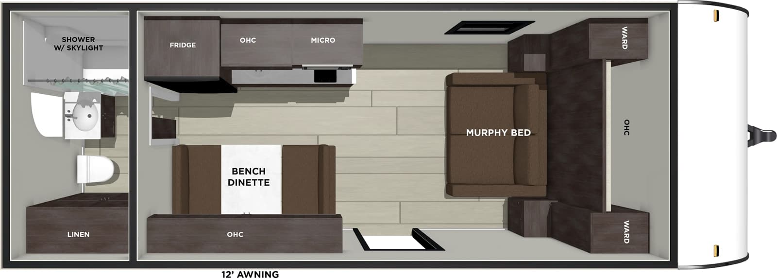 2025 Forest River Salem FSX 167RBK floorplan