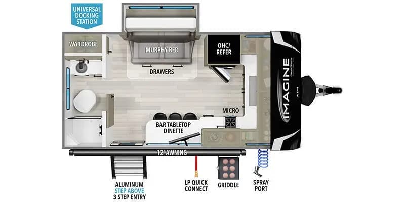 2025 Grand Design 2025 Grand Design Imagine AIM - thumbnail 2