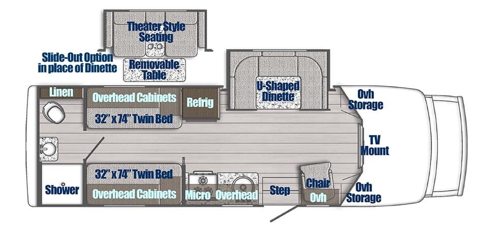 2025 Gulf Stream BT Cruiser 5255B floorplan