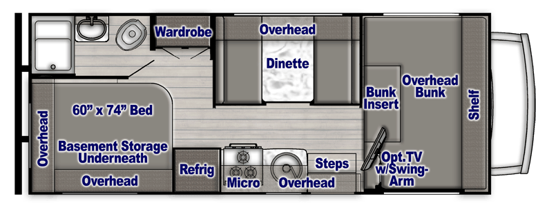2025 Gulf Stream Conquest 6237LE floorplan