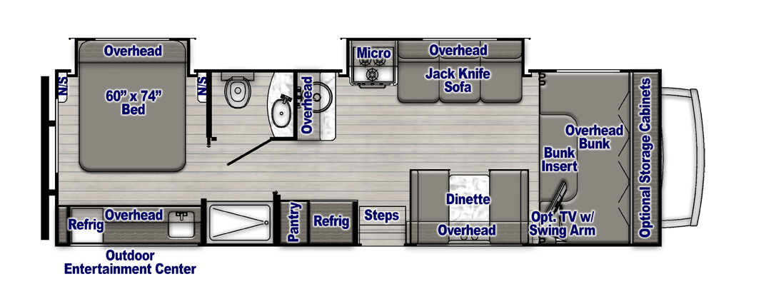 2025 Gulf Stream Conquest 6314D floorplan