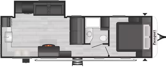 2025 Keystone RV 2025 Keystone RV Passport Super Lite - thumbnail 2