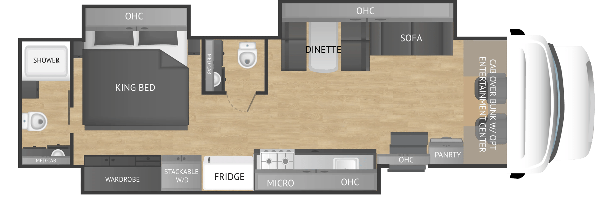 2025 NeXus RV Ghost 38DS floorplan