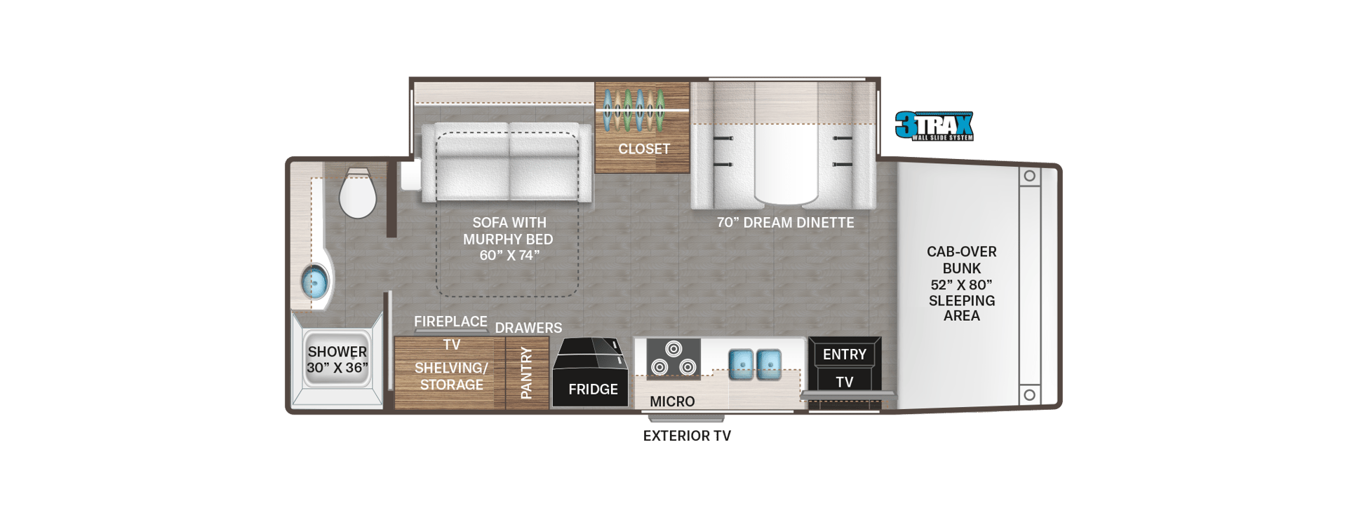 2025 Thor Motor Coach Magnitude S29 floorplan