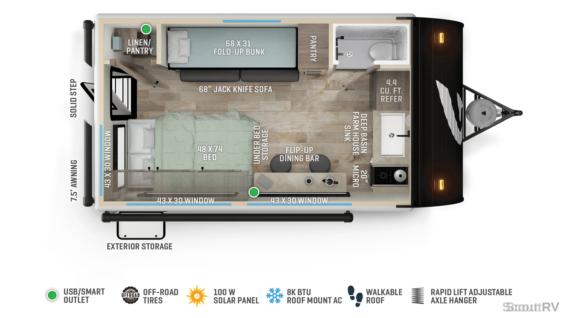 2025 Wayfinder RV 2025 Wayfinder RV Go Lite - thumbnail 2