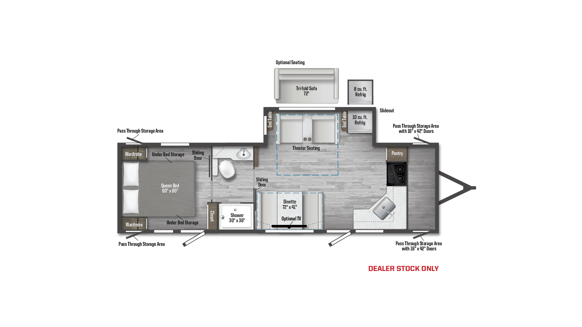 2025 Winnebago Access 28FK floorplan