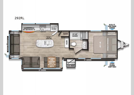 2026 Alliance RV Delta 292RL floorplan