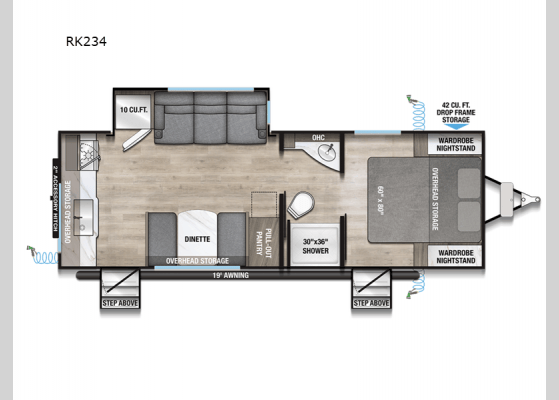 2026 Alliance RV Delta Ultralite RK234 floorplan