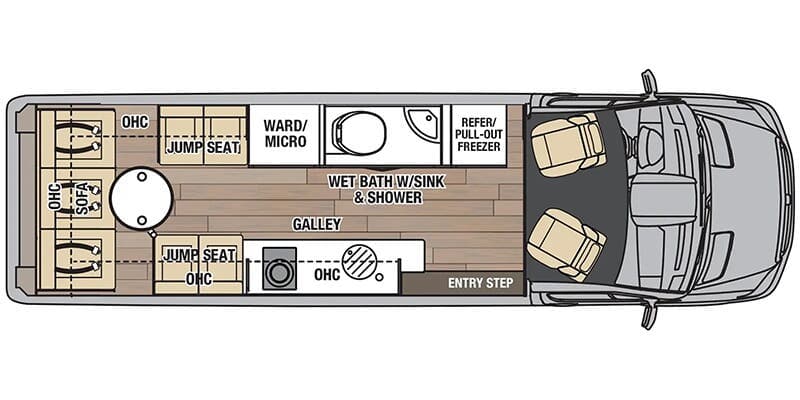 2025 Coachmen Galleria 24FL floorplan