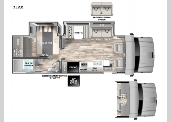 2026 Dynamax Europa 31SS floorplan