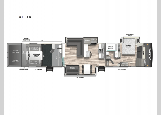 2026 Forest River RV 2026 Forest River RV Xlr Nitro Toy Hauler - thumbnail 2