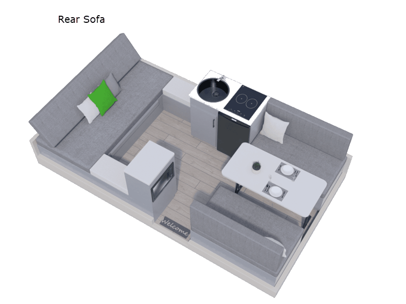 2026 Aliner Classic TB floorplan