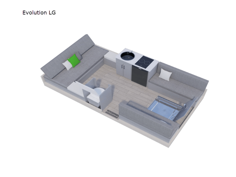 2026 Aliner Evolution LG floorplan