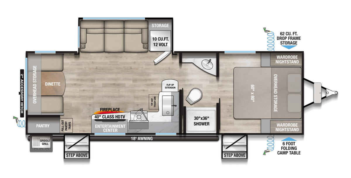 2026 Alliance RV Delta 252RL floorplan