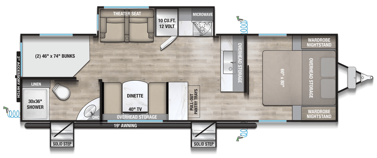 2026 Alliance RV Delta 271BH floorplan