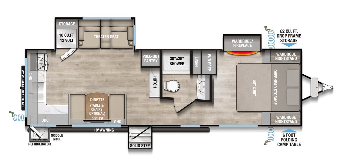 2026 Alliance RV Delta 274RKW floorplan