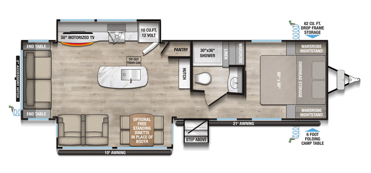 2026 Alliance RV Delta 292RL floorplan