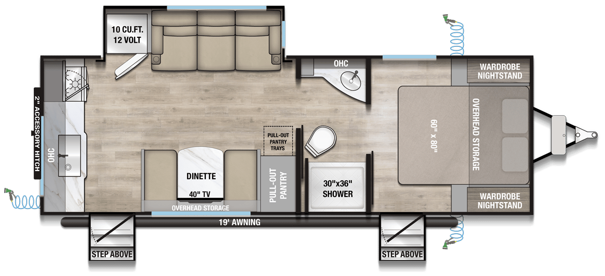 2026 Alliance RV Delta RK234 floorplan