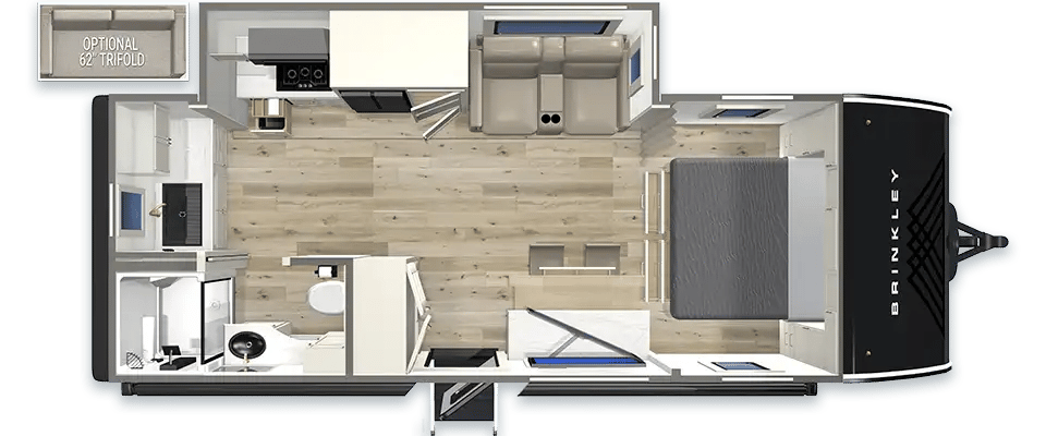 2026 Brinkley RV Model I 280 floorplan