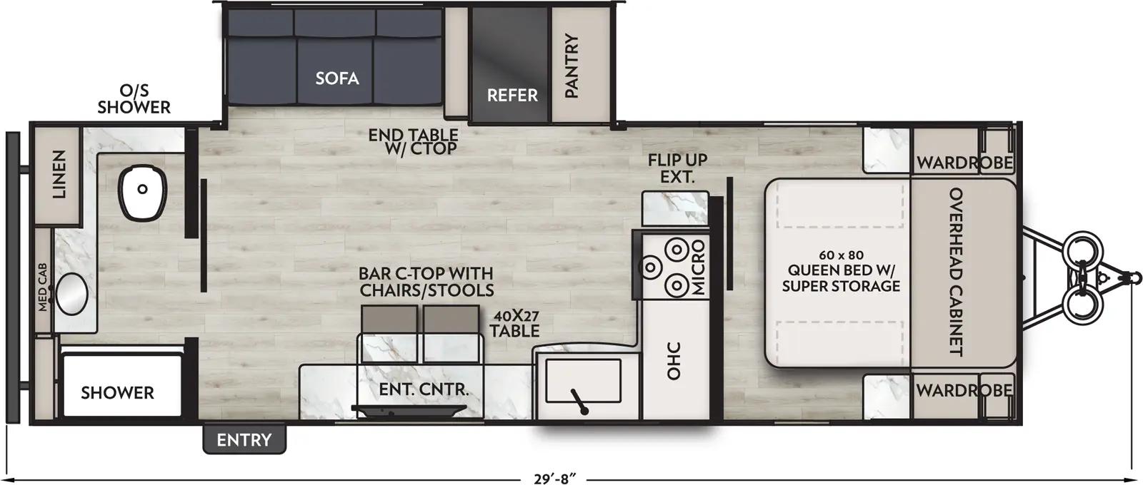 2026 Coachmen Apex 244RBS floorplan