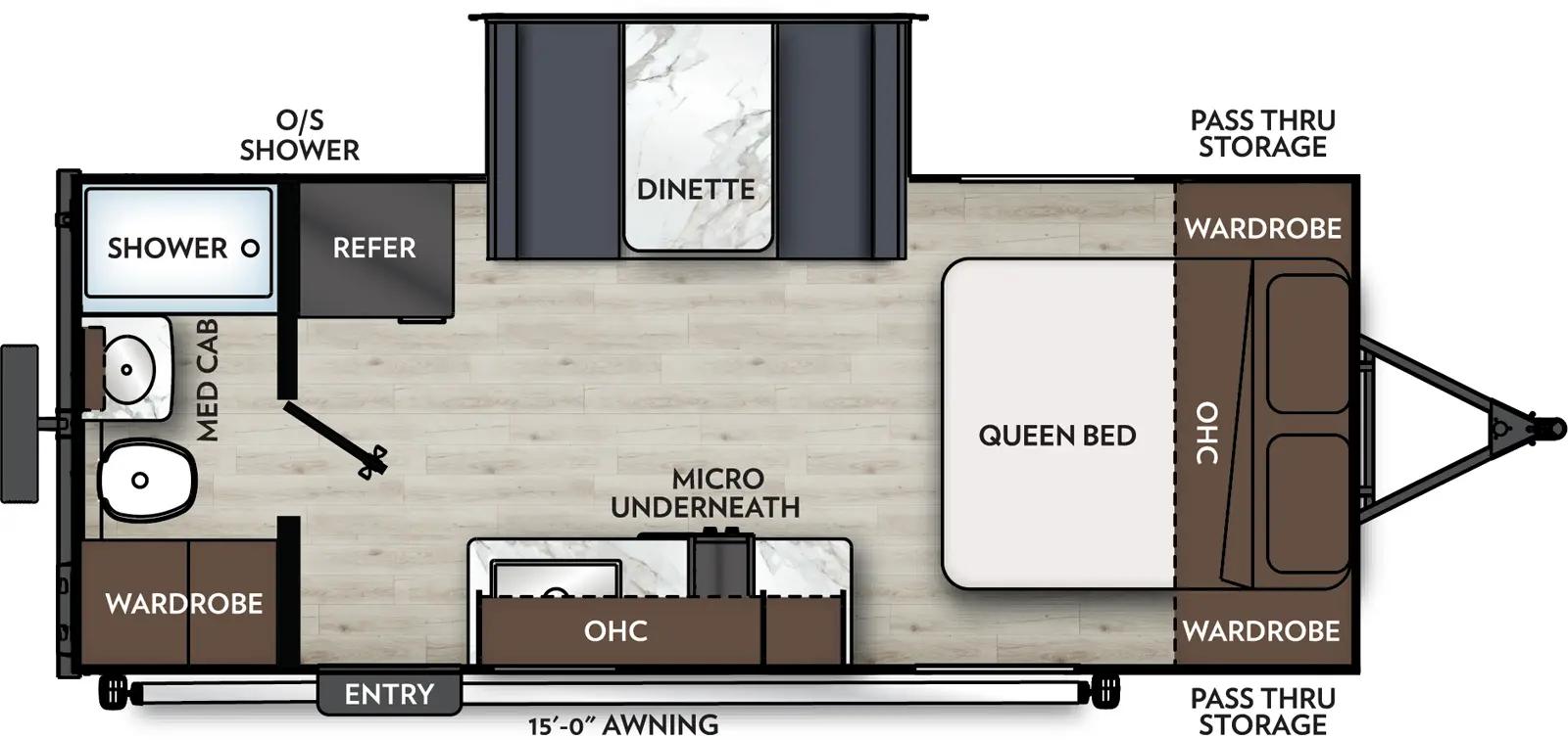 2026 Coachmen Apex Nano 190RBS floorplan