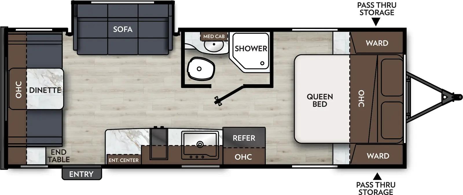 2026 Coachmen Apex Nano 213RDS floorplan