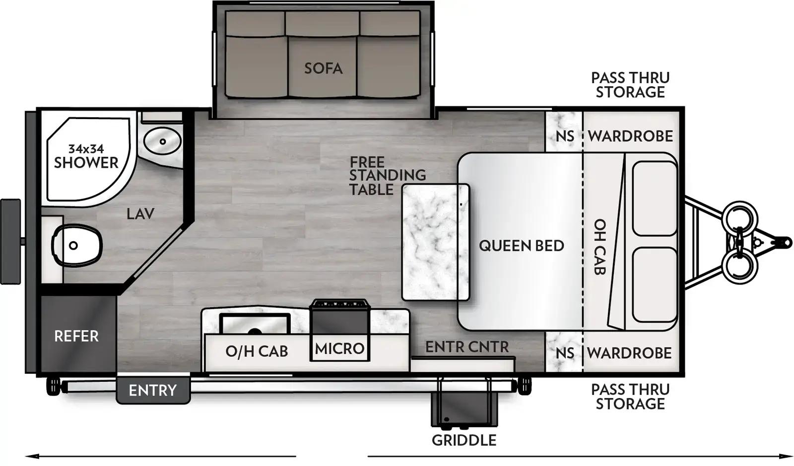 2026 Coachmen Apex Ultra-Lite 188RBST floorplan