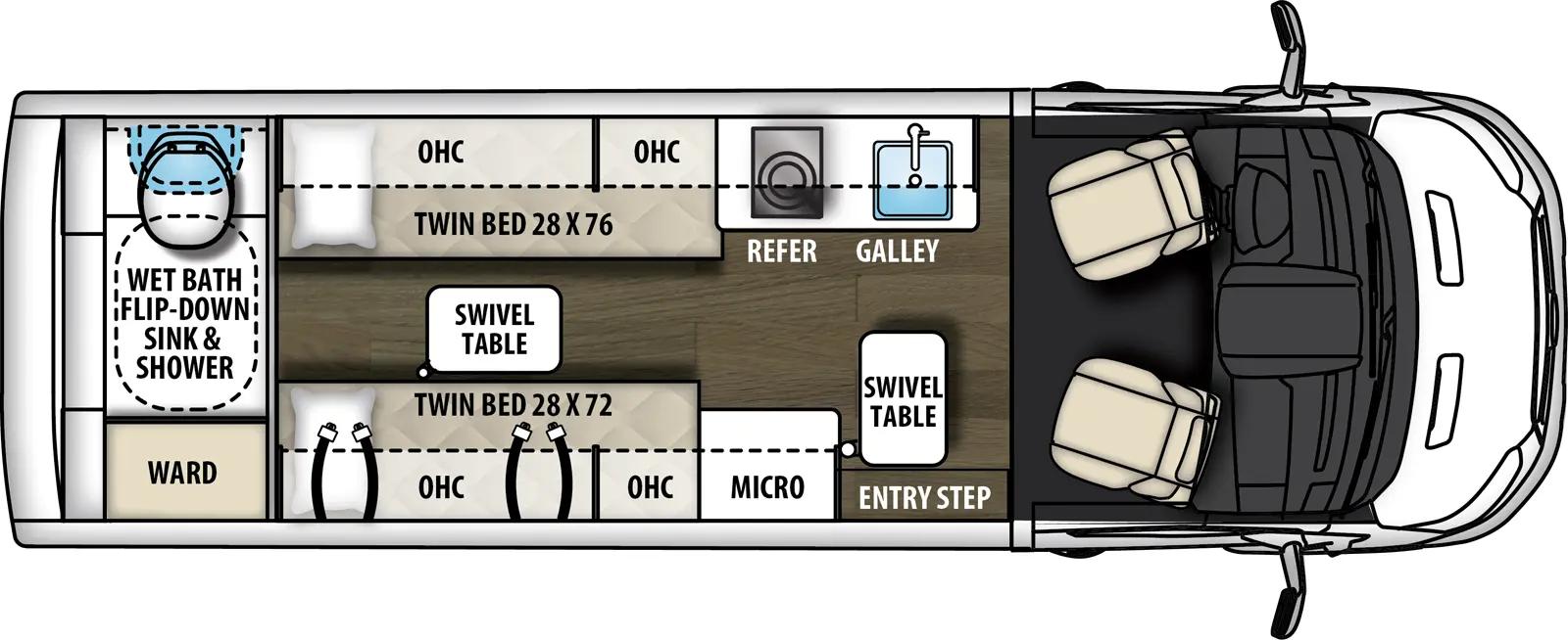 2026 Coachmen Beyond 22RB floorplan